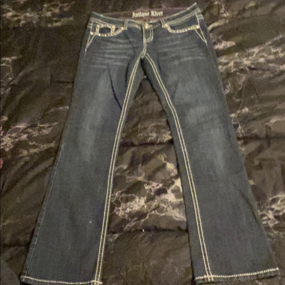 Antique Rivet Denim - Antique River Jeans
